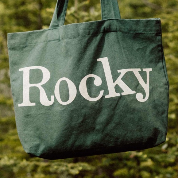 NEW The Rocky Mountain Soap Company // Forever Cotton Green Tote Bag - Picture 3 of 3